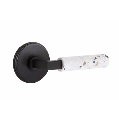 Select Privacy (Bed & Bath) Door Lever with Round Rosette
