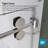 KW04 44 - 48 In. W X 76 In. H Single Sliding Frameless Shower Door With 3/8 In. Clear Glass-101532629