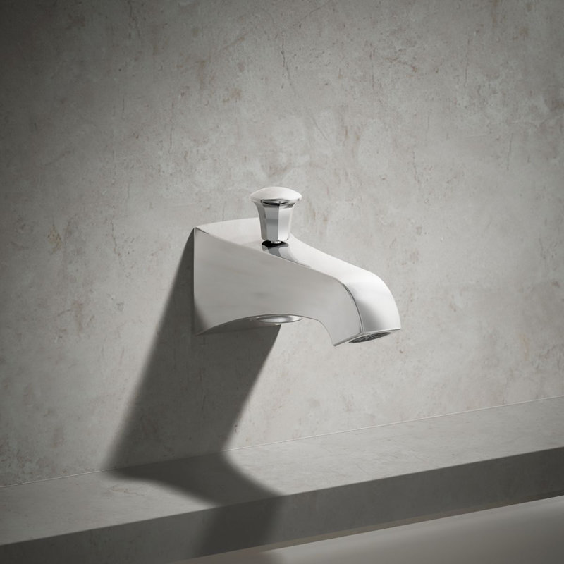 Memoirs® Floor-Mount Bath Filler Trim with Handshower, Polished Chrome