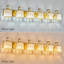 Luminaire de salle de bain moderne à 6 lumières avec abat-jour en cristal pour un éclairage de miroir élégant-730144663-730144657
