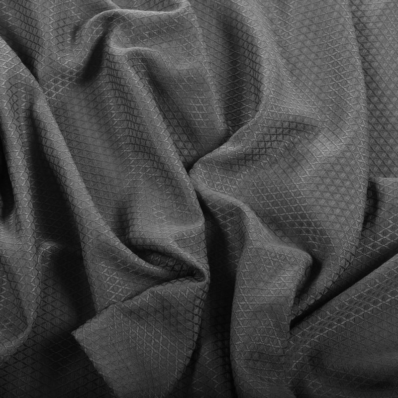 Paire de rideaux obscurcissant avec passe-tringle Ealaf, Gris