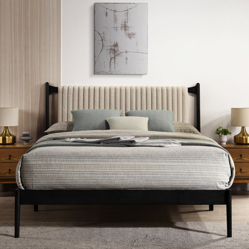 Ava Wooden Platform Bed