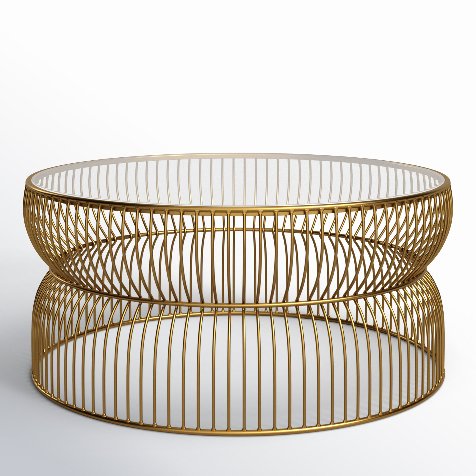 Suni Single Coffee Table, Gold