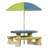 Step2 Naturally Playful Kids Rectangle Picnic Table with Umbrella