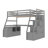 Graettinger Kids Twin Loft Bed with Drawers-1221813580