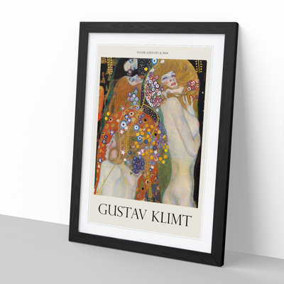 Water Serpents II by Gustav Klimt - Picture Frame Art Prints