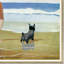 Women With Dog Print by Eduardo Benito