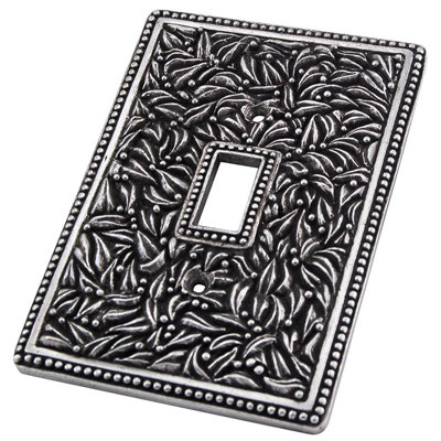 San Michele Patterned 1 - Gang Toggle Light Switch Jumbo Wall Plate