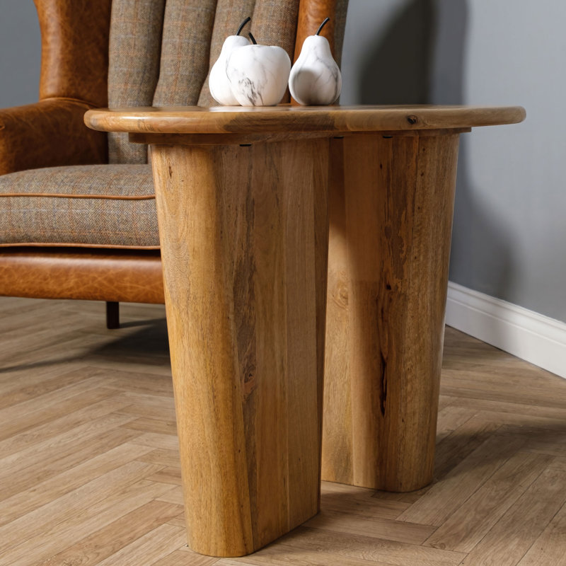 Climenhaga Solid Wood End Table