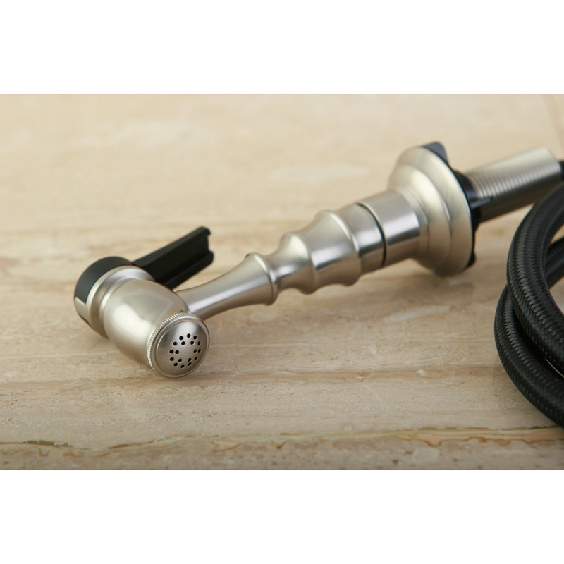 Kingston Brass Made To Match Brass Kitchen Faucet Side Sprayer