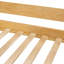 Lit superposé simple en bois de pin massif avec tente - élément d'aménagement de chambre à coucher amusant-130080353