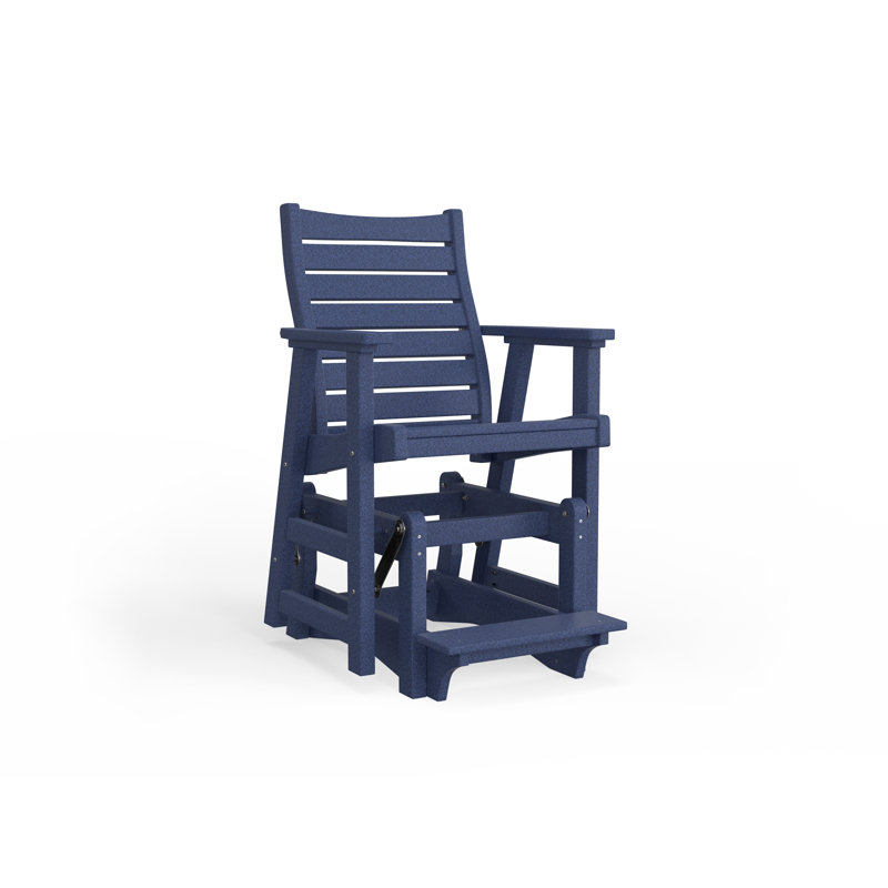 Berlin Gardens Bristol Single Counter Glider, Navy Blue