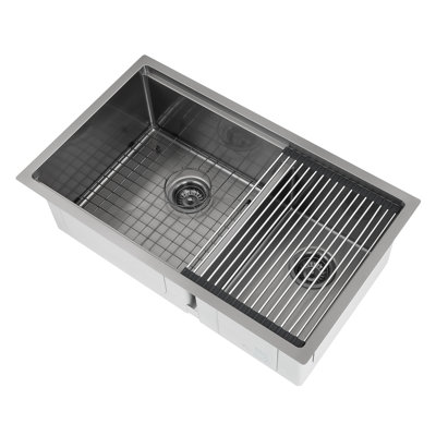 32'' L Double Bowl Stainless Steel Kitchen Sink