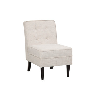 Roswell Upholstered Armless Side Chair with Hidden Storage
