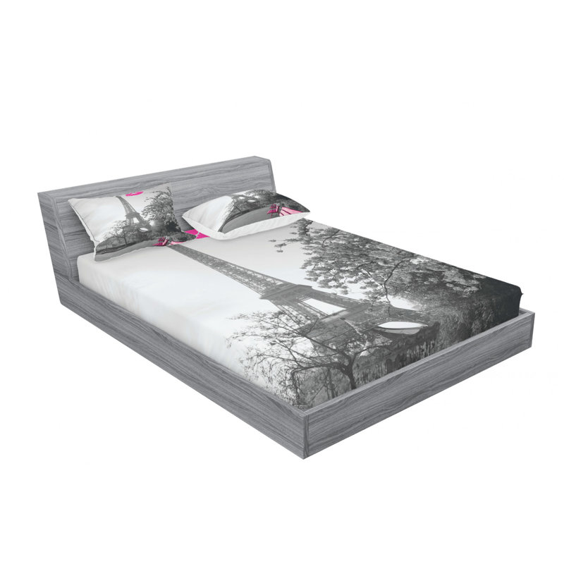 Microfiber Sheet Set, Full Sheet Set with Fitted Sheet