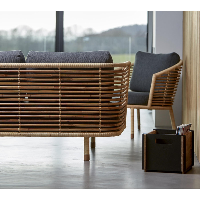 Solid + Manufactured Wood Box, Lava Gray