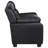 Mallory 2-piece Upholstered Padded Arm Tufted Sofa Set Black-129632585