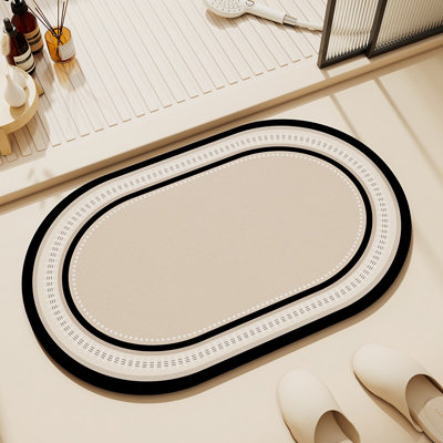 Absorbent Non-Slip Quick-Dry Bathroom Rug
