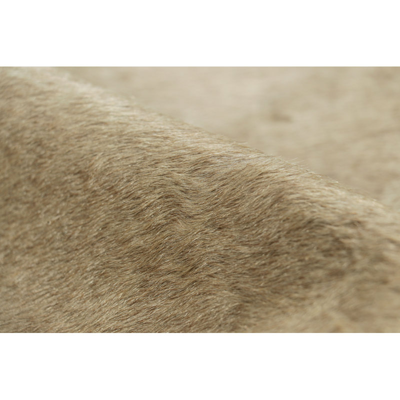 Rug & Kilim’S Large Cowhide Rug In Beige-Brown, Camel And Cream Tones