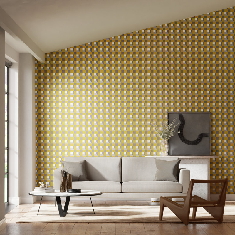 Blocks Wallpaper, Yellow