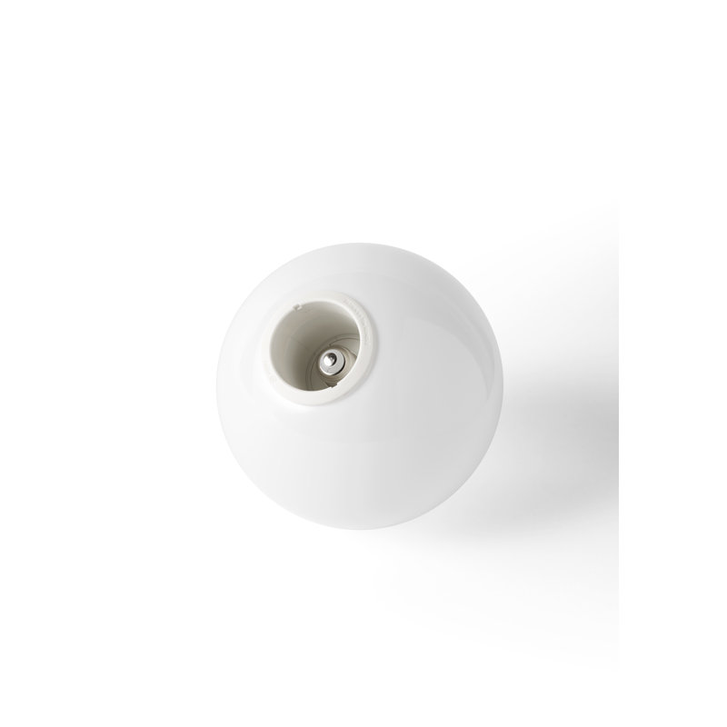 TR Bulb Series 1 - Light Pendant, Glossy White, Brushed Brass