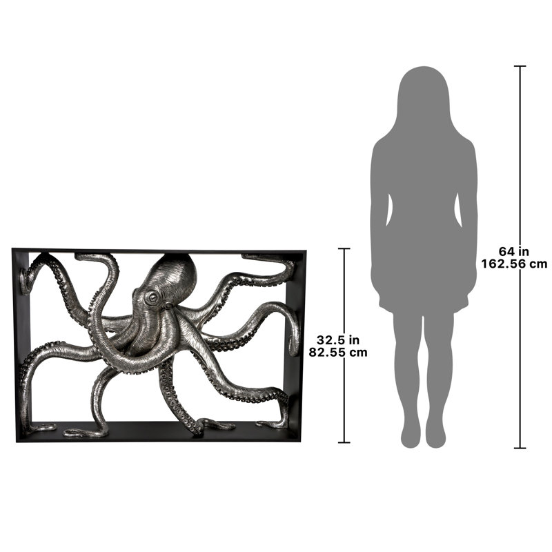 Depths of the Sea Kraken Octopus 49" Console Table
