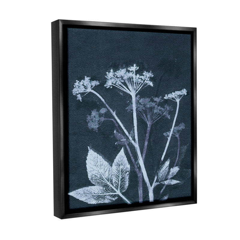"Spring Botanical Shapes" par Pernille Folcarelli sur toile, Cadre flottant noir de jais, H 31 po x l 25 po
