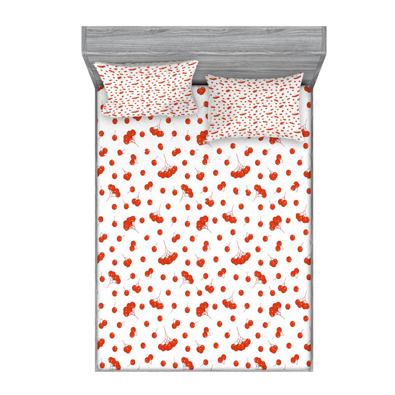 Microfiber Sheet Set, Queen Sheet Set with Fitted Sheet
