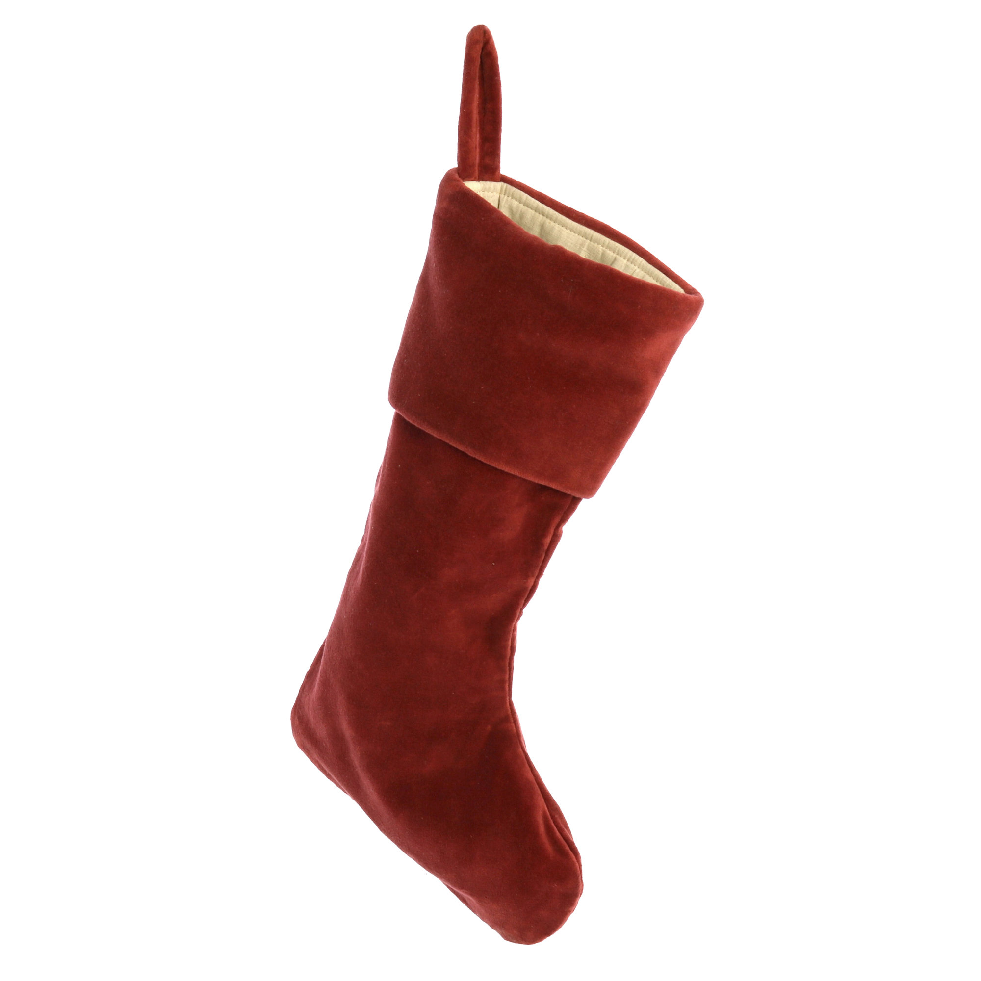 Velvet Stocking, Red