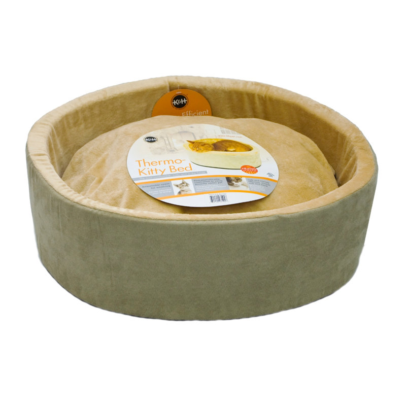 Lit pour chien Thermo-Kitty Nest, L 13 po x P 16 po x H 16 po, Sauge