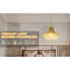 Lustre suspendu 11,75 "Dia X 10" H