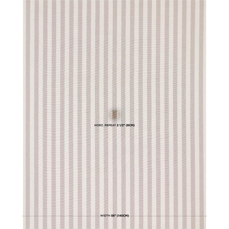 Hanson Indoor/Outdoor Stripe Fabric, Brown