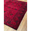 Tapis en laine et coton rouge noué à la main Original