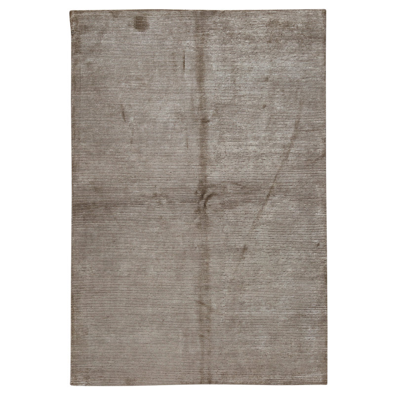 Hand Knotted Area Rug in Beige