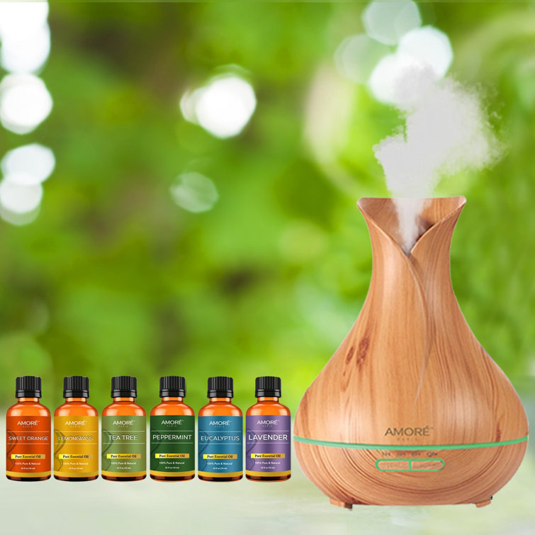 Portable Diffuser Essential Oil Diffusers,Wood Aromatherapy