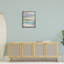 «Overcast Beach Scenery Floater Frame» par Amber Sterling sur toile-1249772855-1249772852