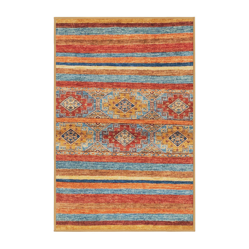 Abstract Indoor Rug, Square 8'
