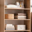 Système d'organisation mural en bois blanc Devi-133706117