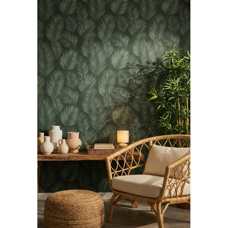 Décoration murale amovible en forme de feuille naturelle, Peler et coller
