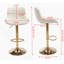 Tabourets de bar réglables avec repose-pieds chromé et levage mécanique-366954879
