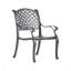Ensemble de salle à manger carré en aluminium pour 4 personnes avec coussins Square-974020042