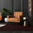 Gaige Faux Leather Armchair-1463701023