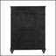 Commode simple 1 pièce avec tiroirs en chêne massif, bois massif et queue d'aronde pour le rangement de la chambre à coucher