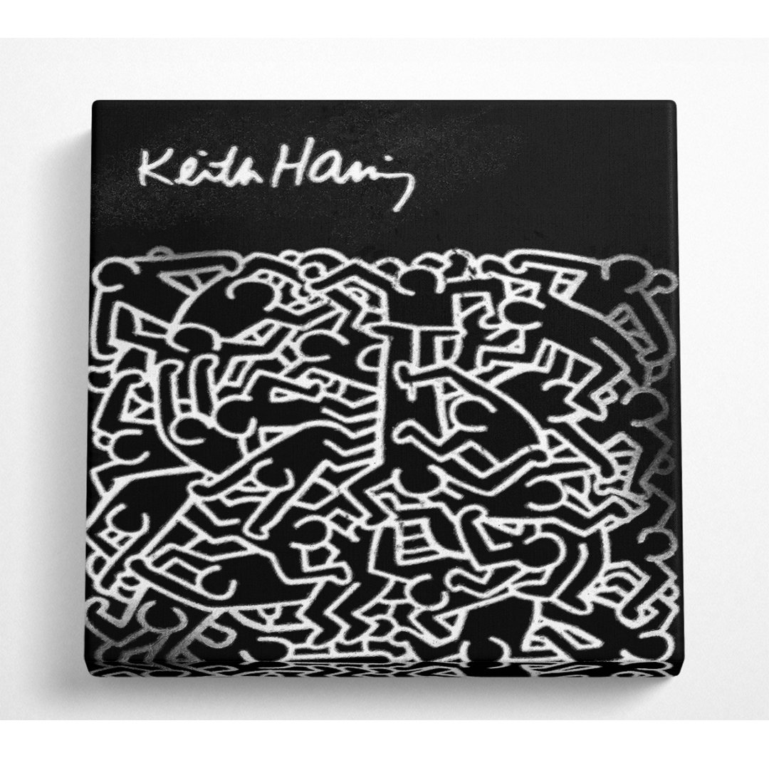 Keith Haring People - Kunstdrucke auf Segeltuch