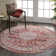 Tapis rouge / beige Lowndes