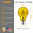 4.5 Watt (60 Watt Equivalent), A19 LED, Dimmable Light Bulb, E26/Medium (Standard) Base