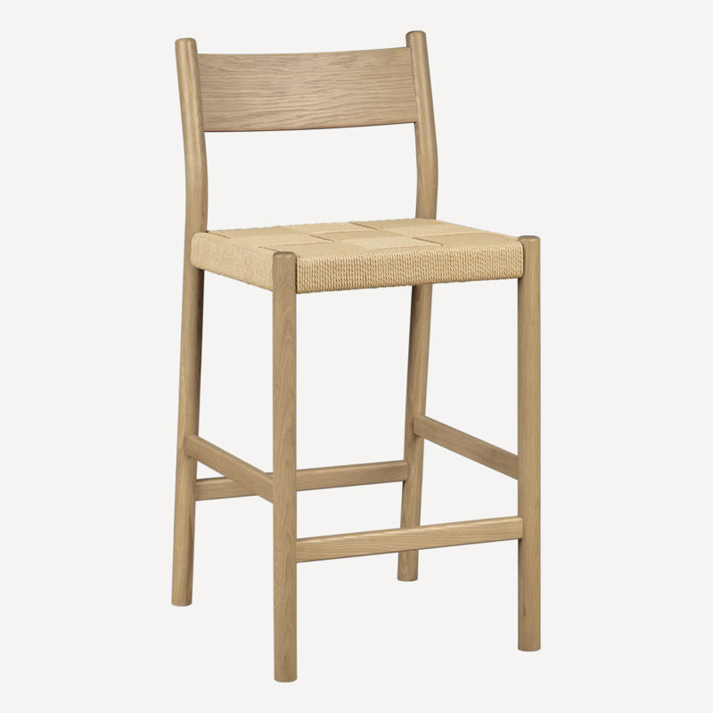 Tabouret de comptoir Enna, Naturel