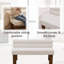 Boucle Upholstered Bench-30016769