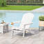 Chaise Adirondack de Bellwood avec un design ergonomique et une finition résistante aux intempéries pour une détente en plein air-133590271