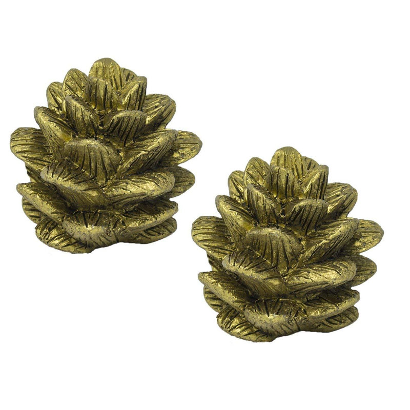 Faiteau de lampe Jannica Pinecone, Or antique